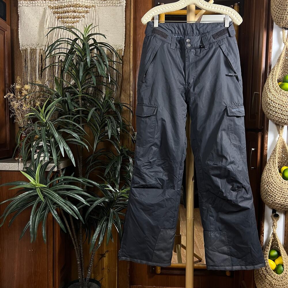 Arctix Snow Pants Men’s Small | Waterproof Charcoal Cargo Ski Snowboard Winter